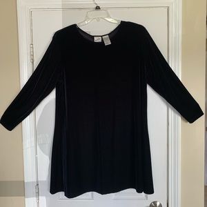 Jacqueline Ferrar Black Velvet dress